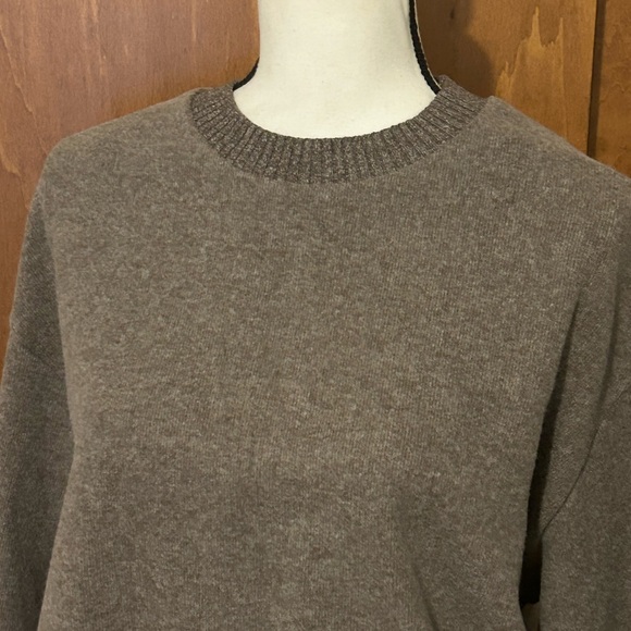 ZARA Brown Soft Sweater Midi Skirt Sweater Set - Picture 8 of 12